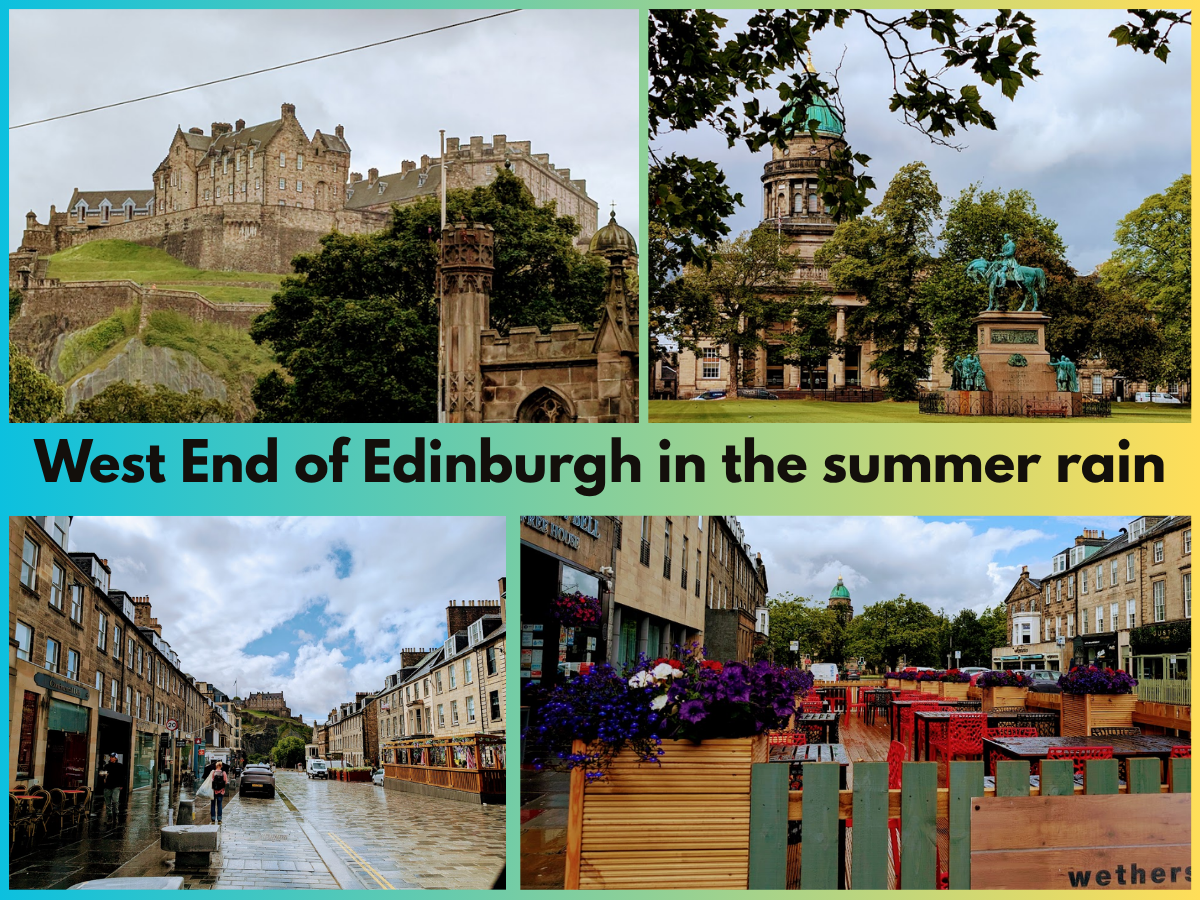 West End of New Town Edinburgh in the summer rain.png