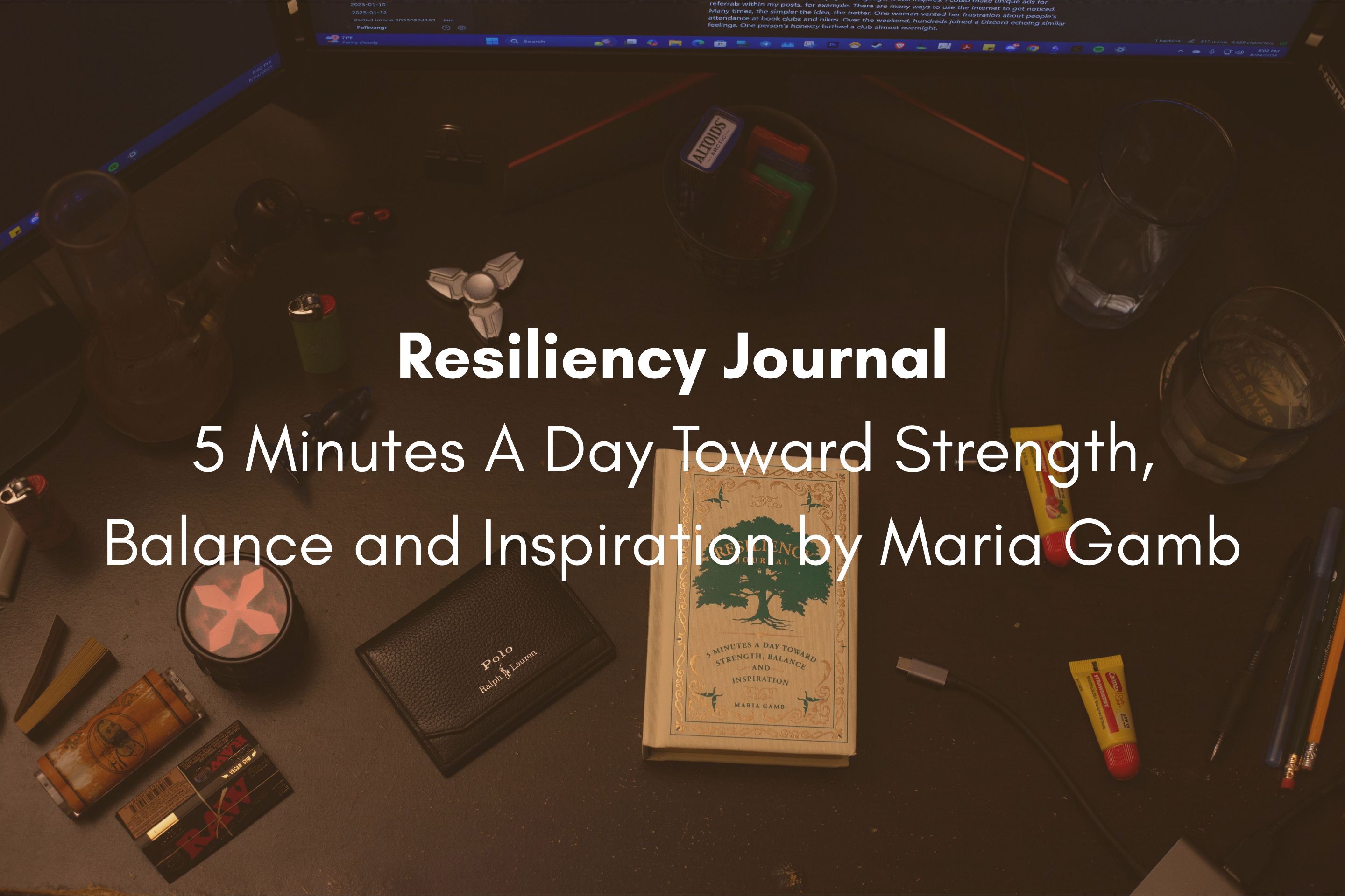 Resiliency Journal 5 Minutes A Day Toward Strength, Balance and Inspiration by Maria Gamb.jpg