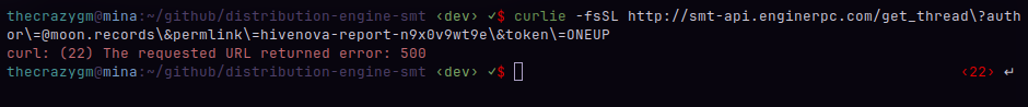 api broken