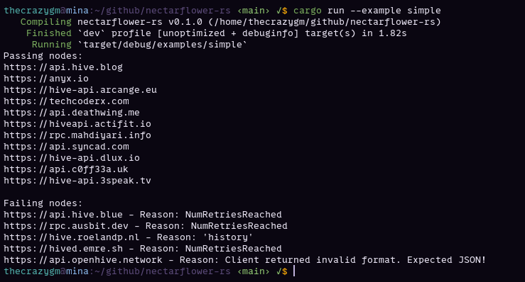 Rust makes fetching node data simple too!