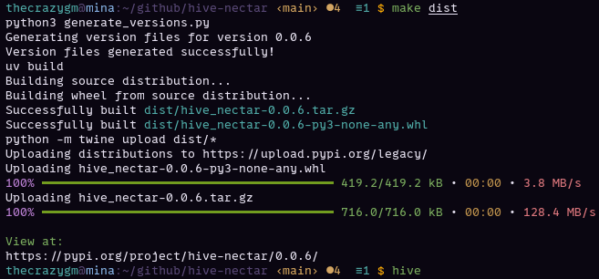Push to PyPi