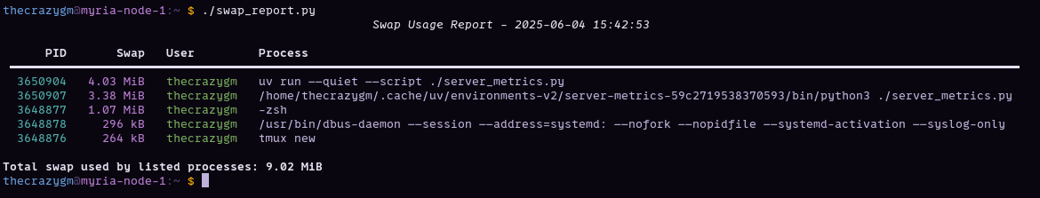 Run as me on one of the servers