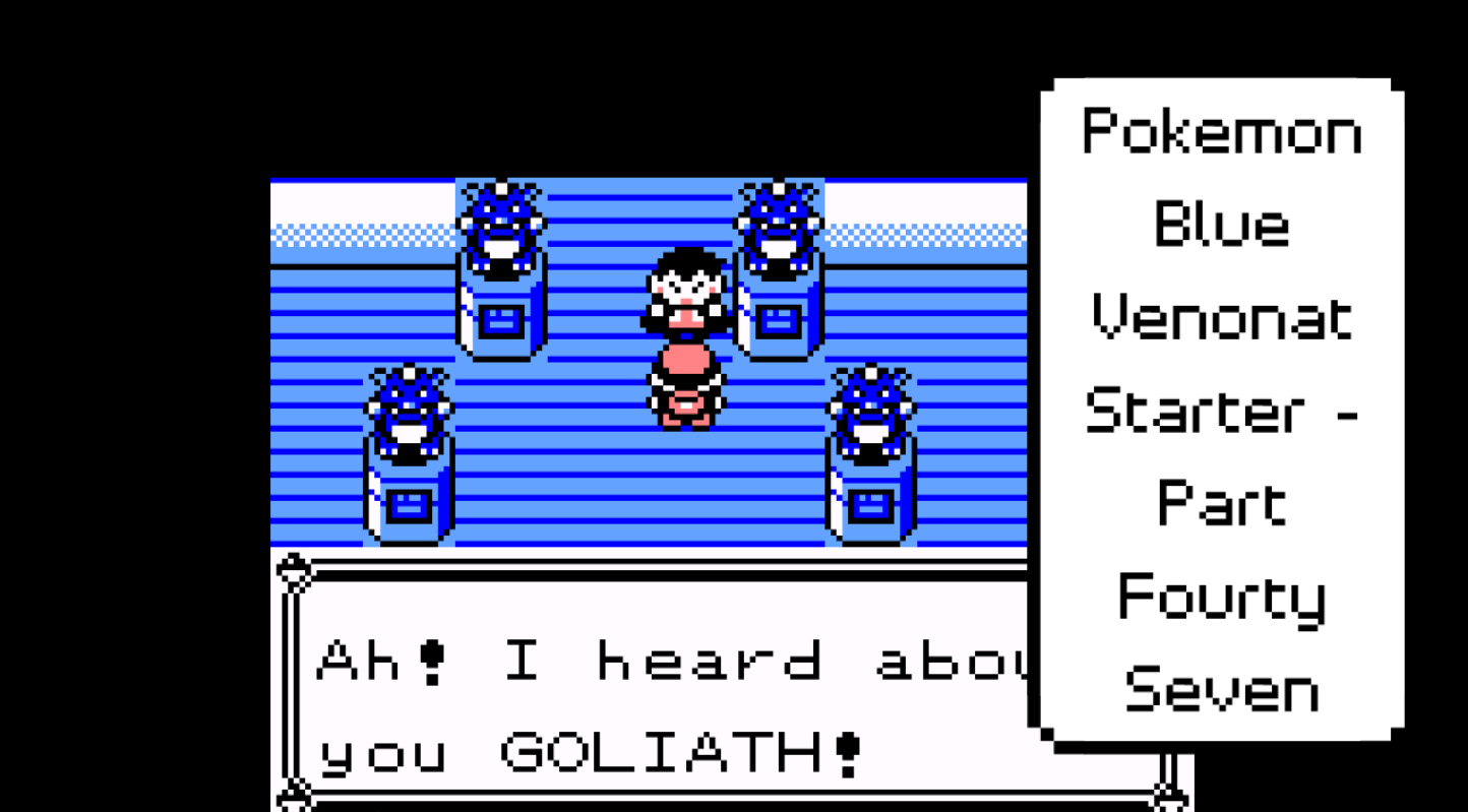 Pokemon Blue Venonat Starter - Part Fourty Seven