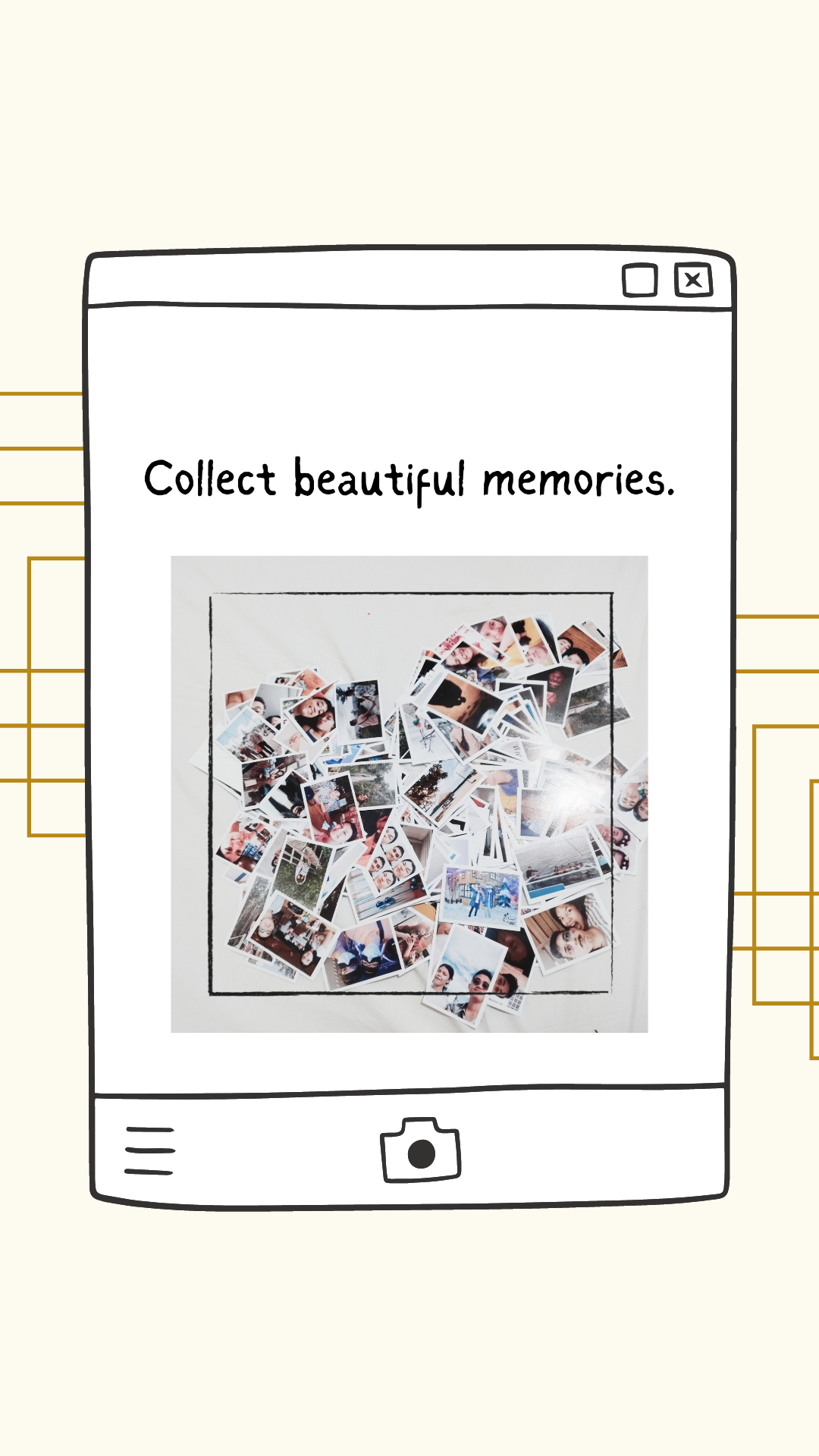 Modern Photo Collage and Quote Ripped Paper Instagram Story .png