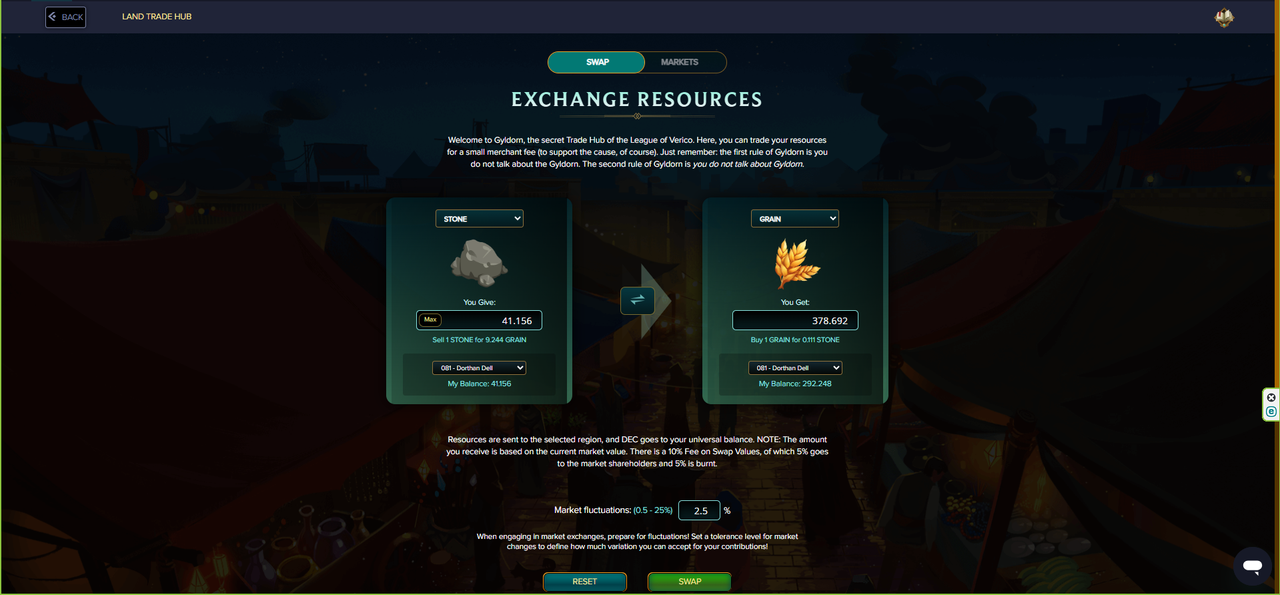 First Option: Swap Stone for Grain