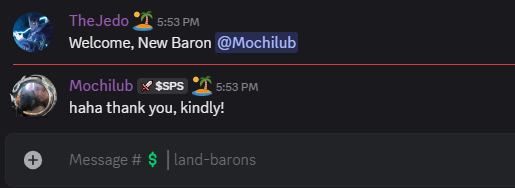 Discord screenshot from July 2024