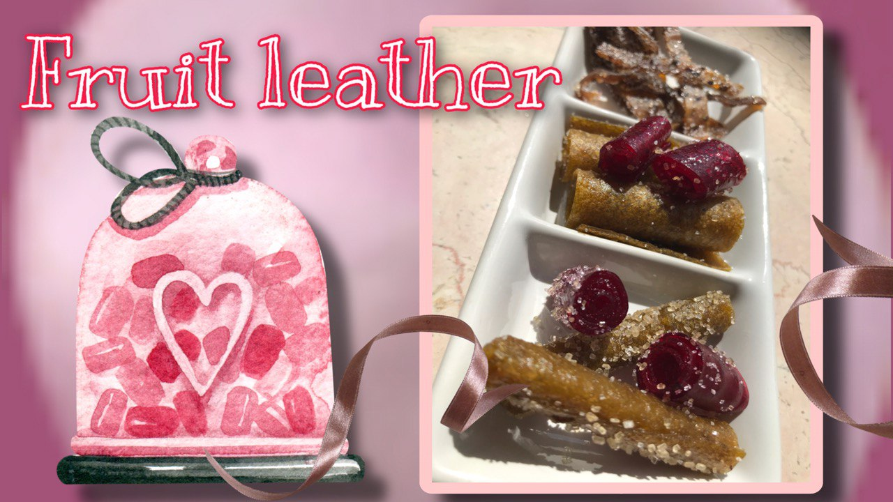 This is where real fruit leather processing takes place!/ Hier findet die echte Frucht- Lederverarbeitung statt!