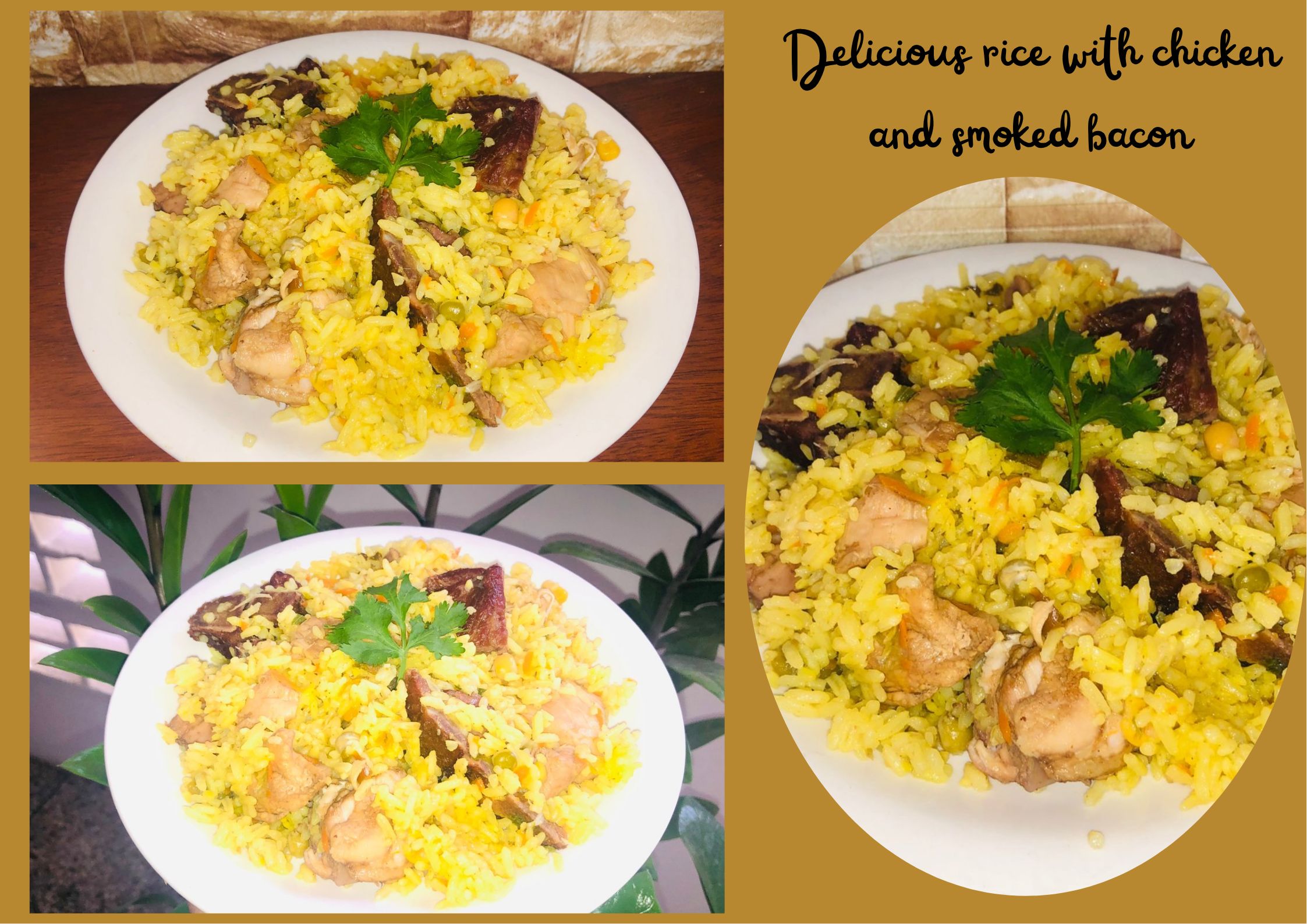 Delicious rice with chicken and smoked bacon.png
