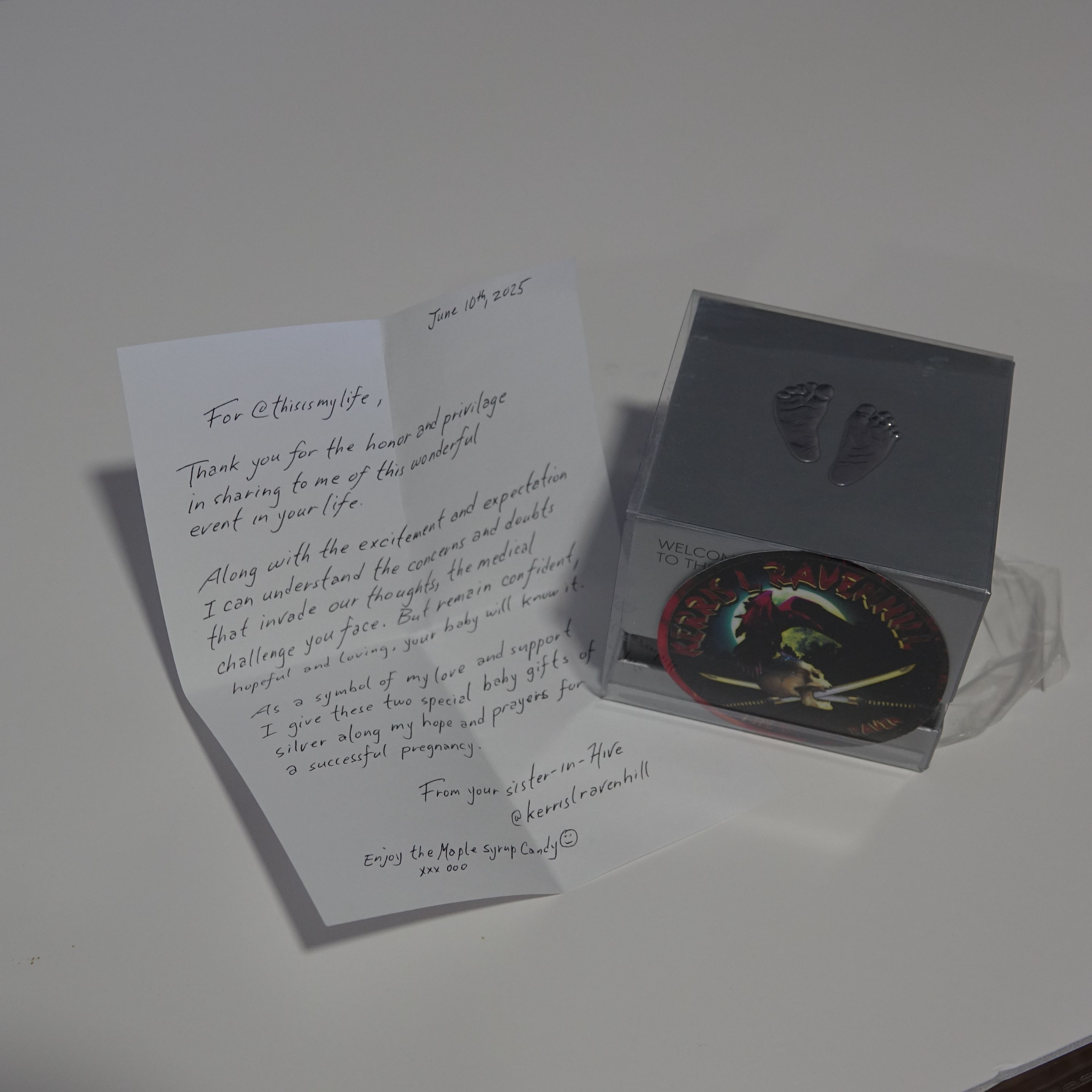 Handwritten note from Kerris.JPG