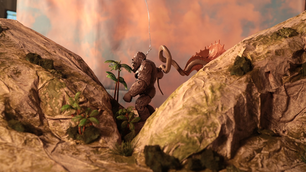 An unedited shot from the Warbats scene.