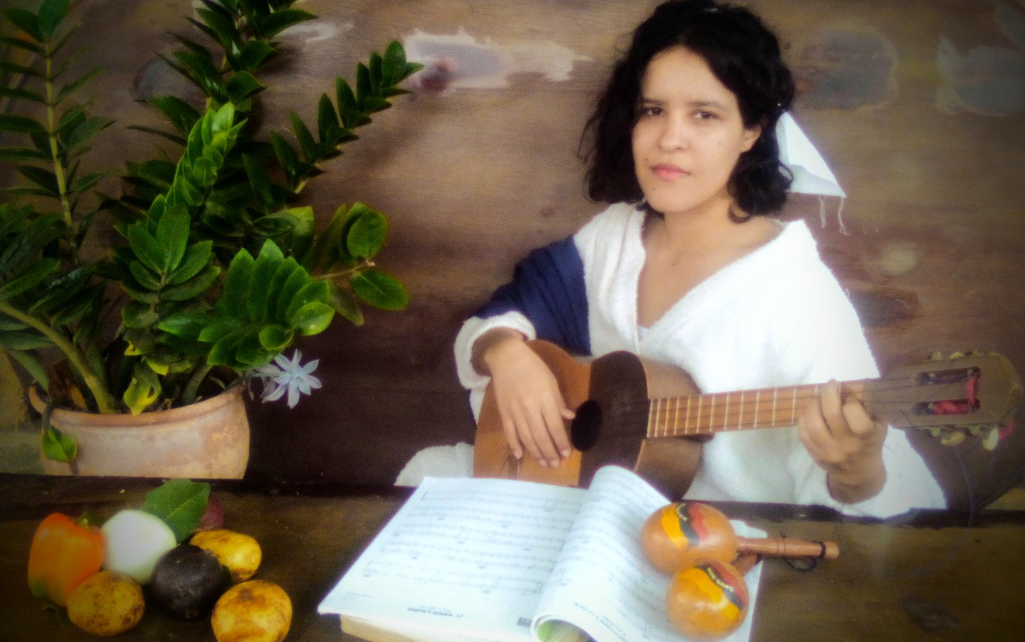 This is me recreating a Caravaggio's painting. I had a funny job teaching kids, it wasn't the job I quit, the one I quit was in a shipping agency, the one teaching stopped because of the pandemic