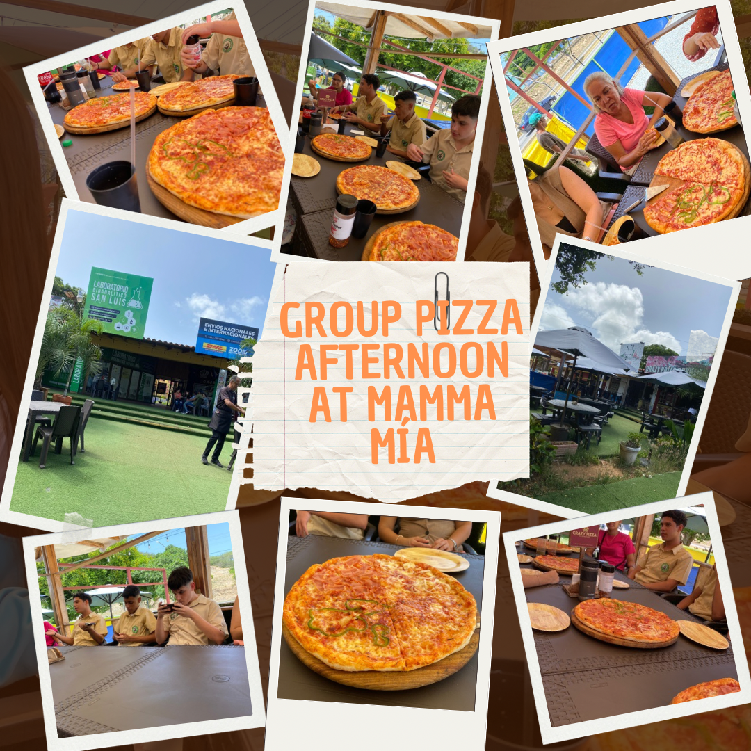 GROUP PIZZA AFTERNOON AT MAMMA MÍA (ENG-ESP)