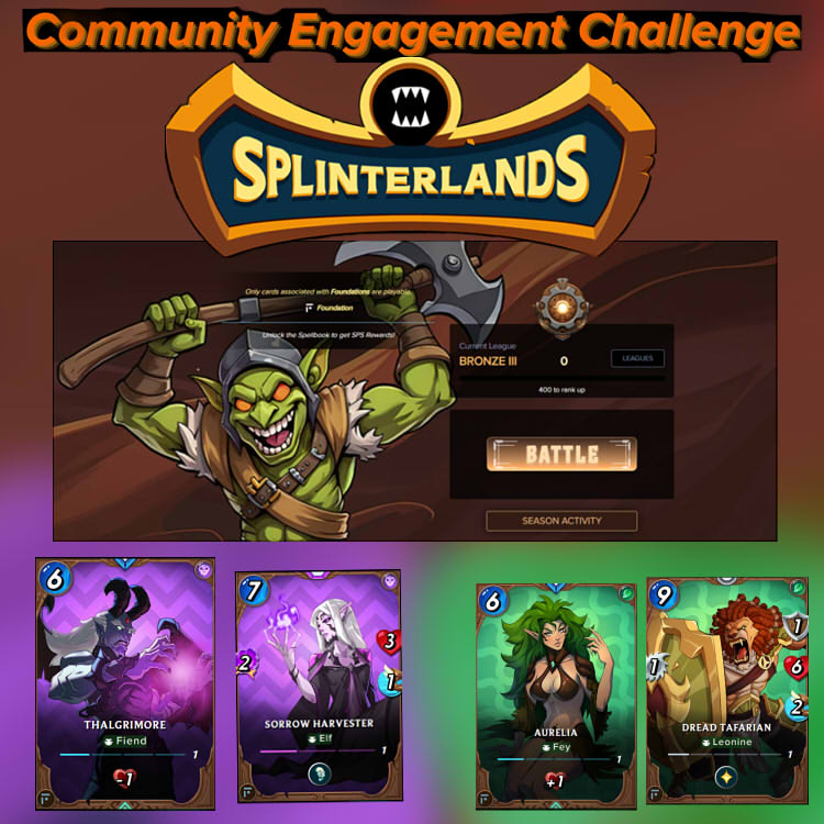 Welcome to the Frontier - Combos battles // Esp- Eng // Splinterlands Community Engagement