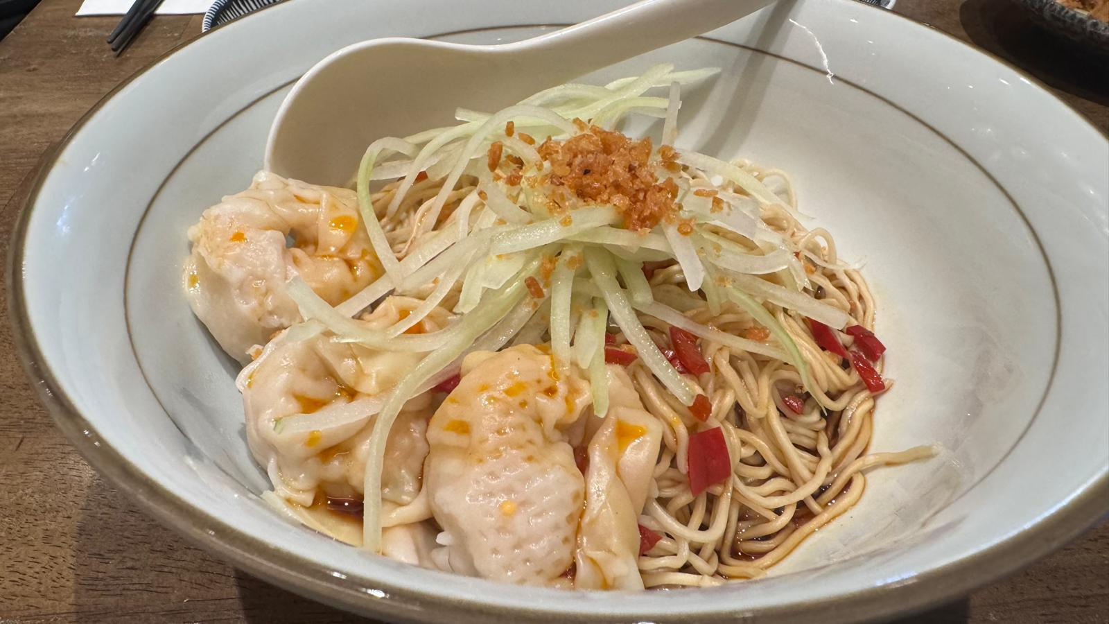 Prawn Dumpling with Chilli Vinaigrette Ramen