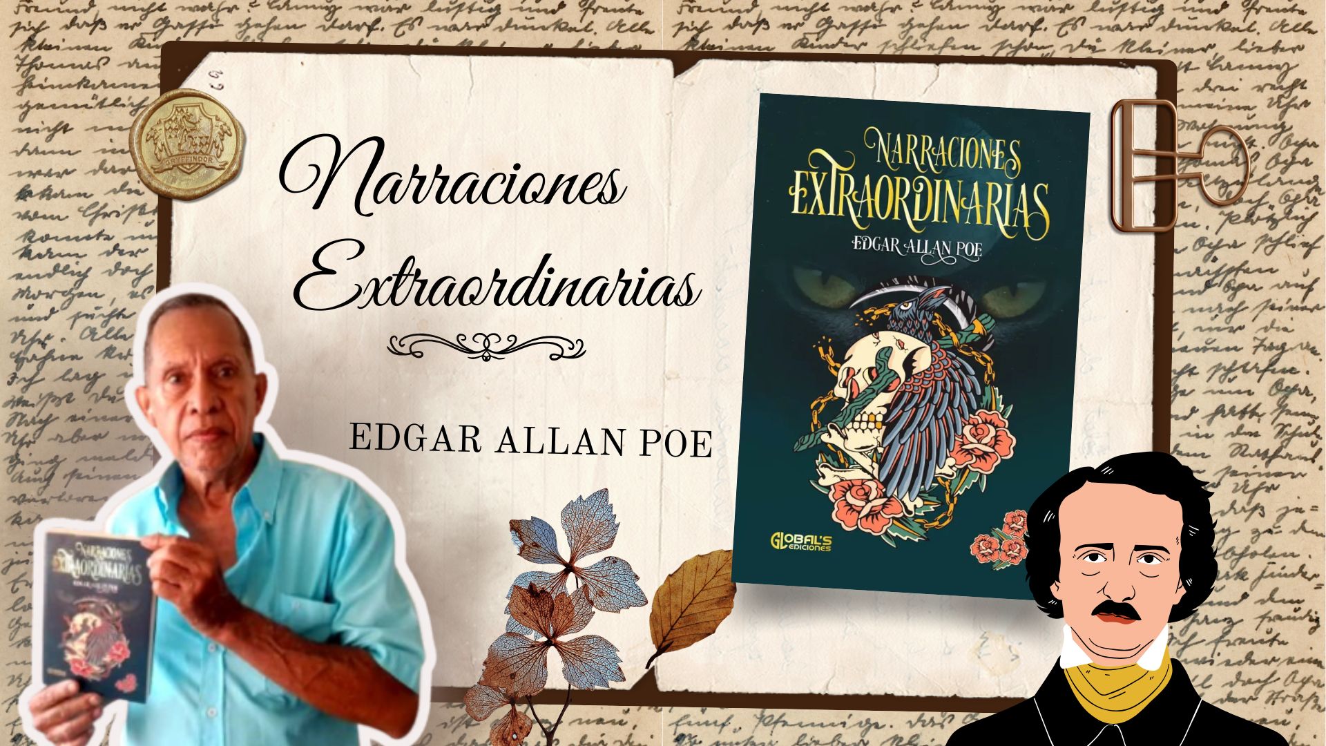 Presentación biografía de personaje histórico importante vintage scrapbook beis y marron.jpg