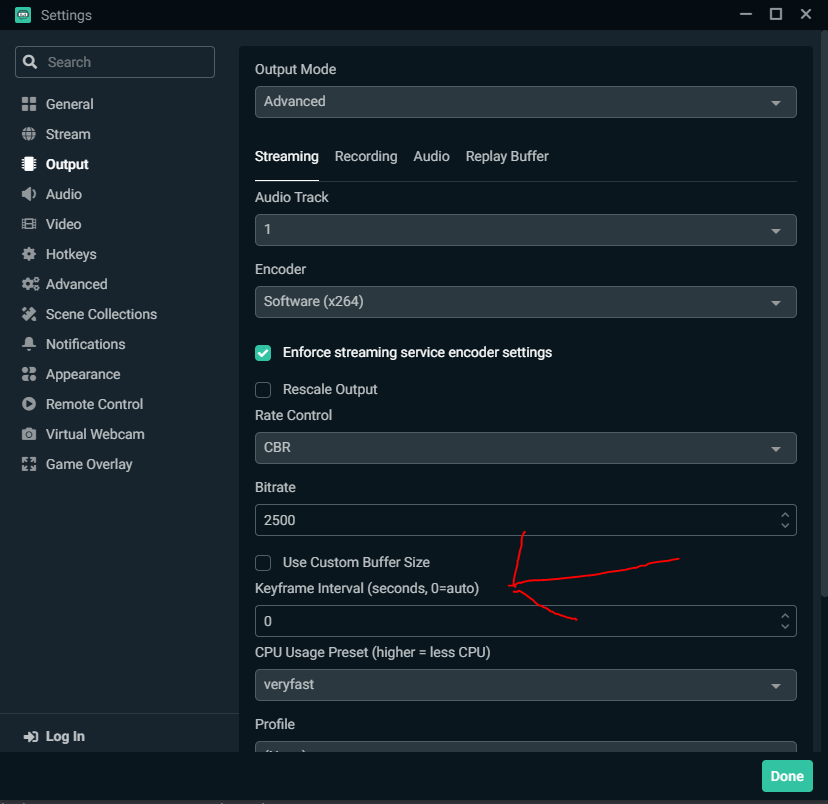 General Encoder Settings Vimm Technical Support