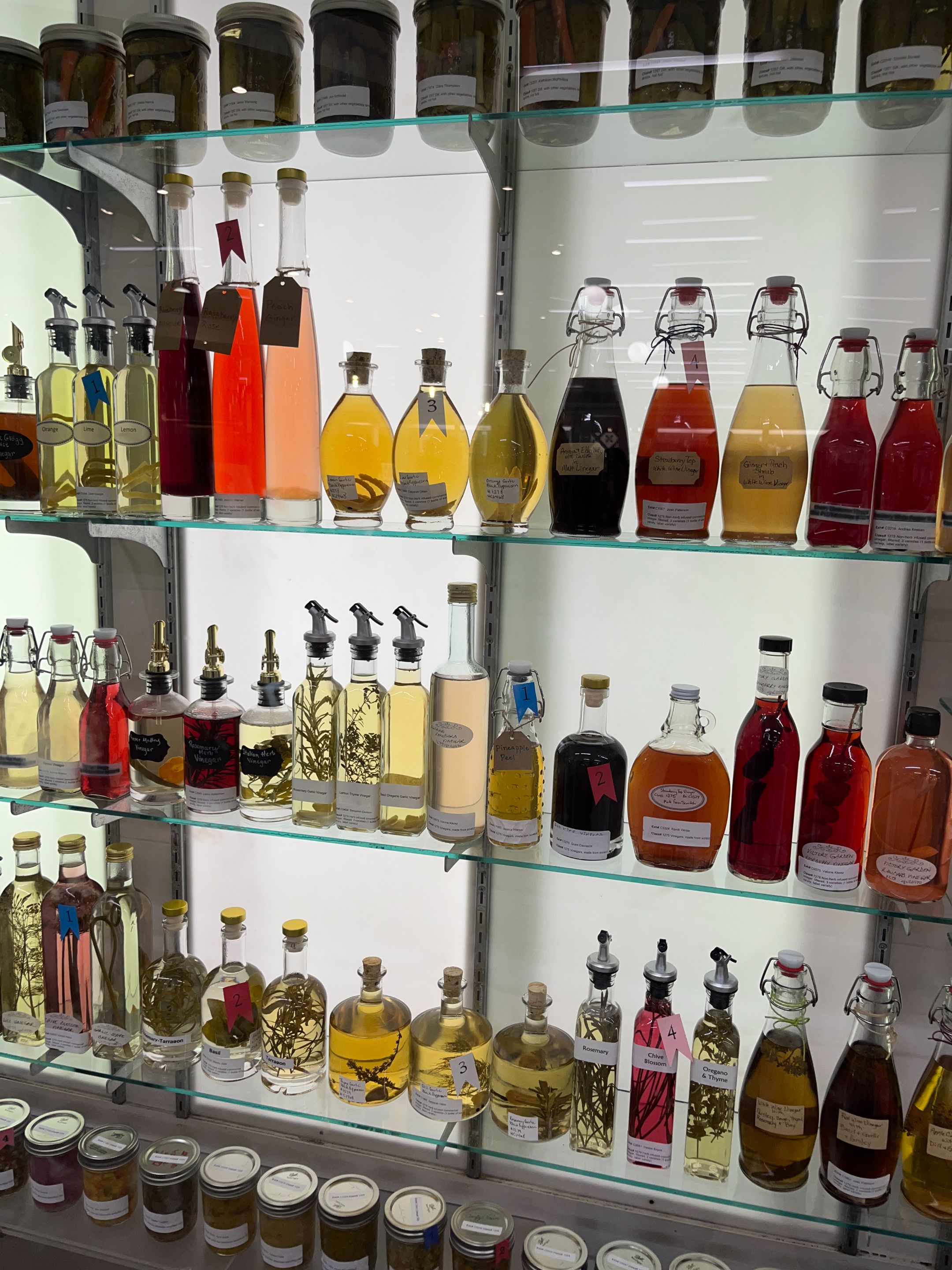 different tinctures and oils