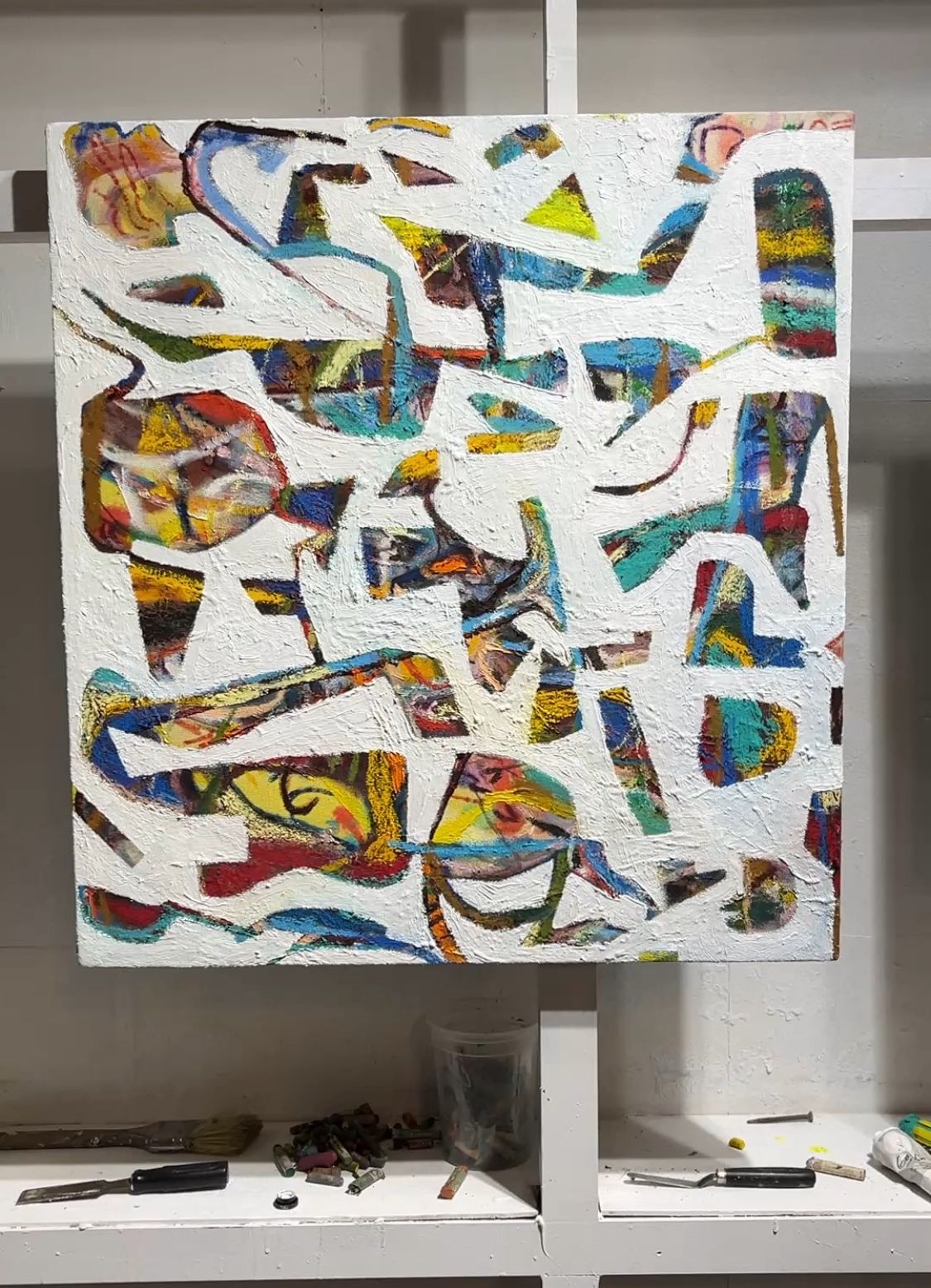 this painting actually goes horizontal