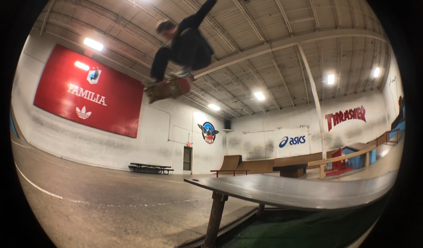 trying to boost it off the tiny kicker