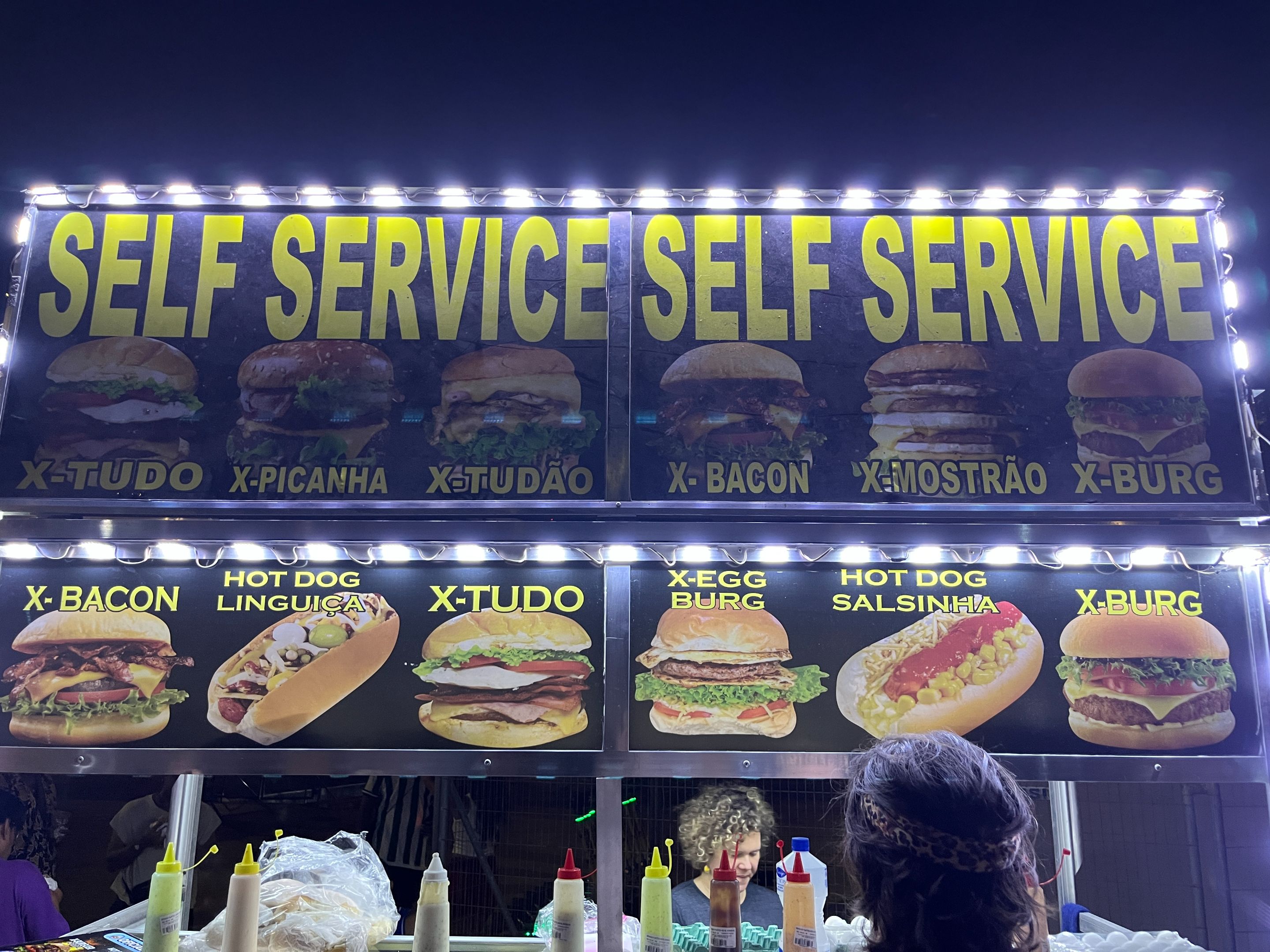 a food stand at carnival