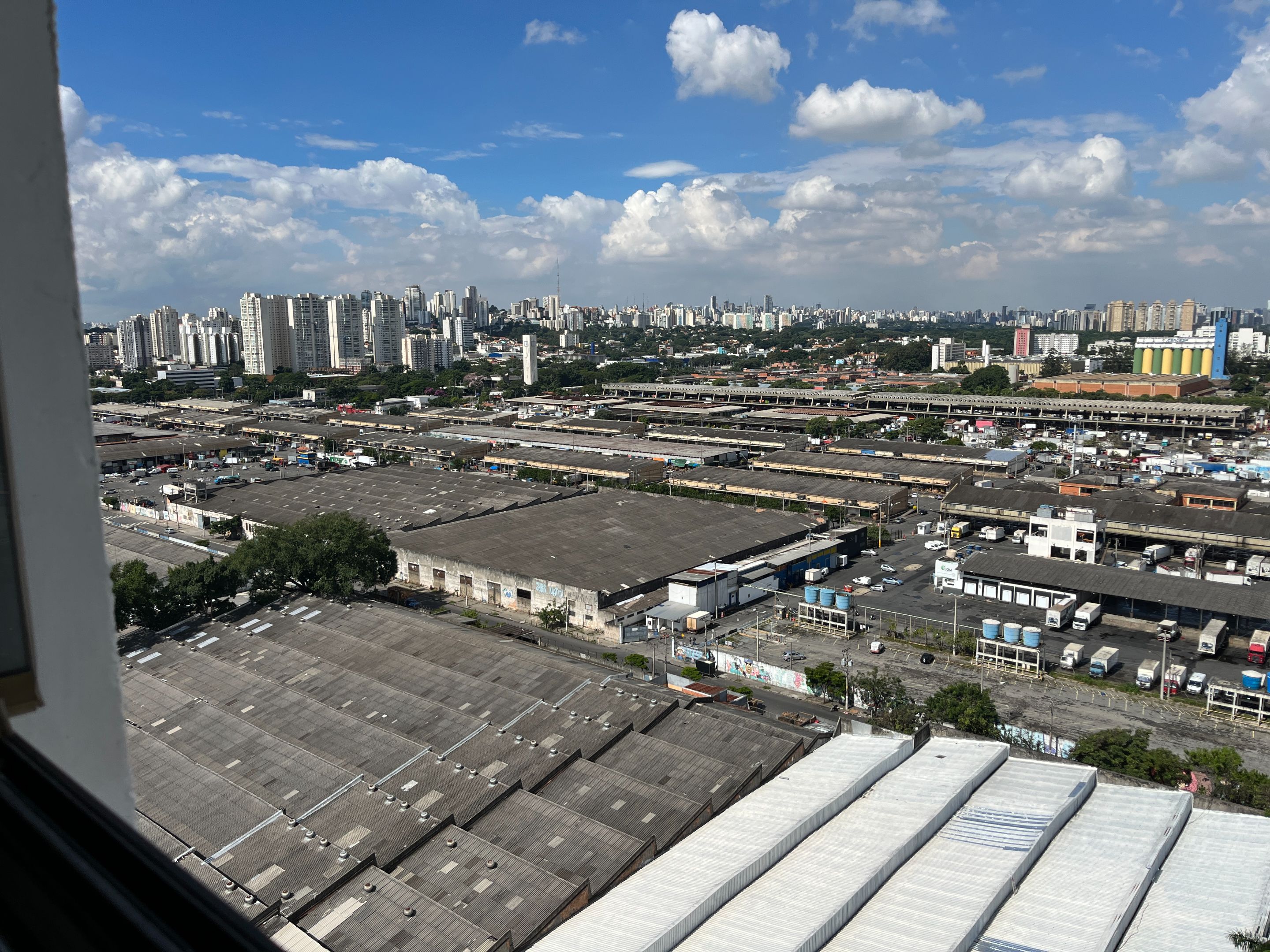 sao paulo and the central headquarters for where all the farmers in brazil bring their goods to feed the largest city in south america.