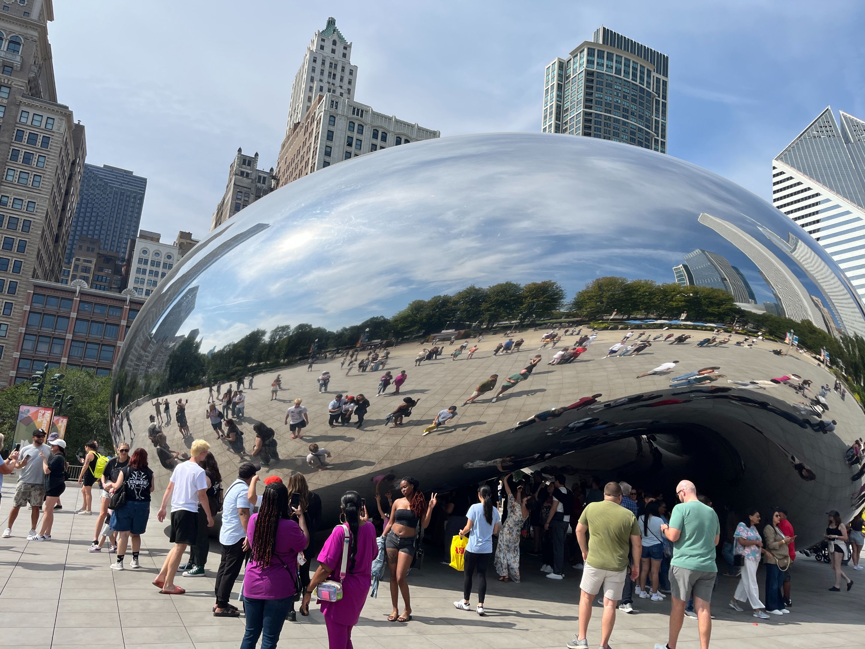 cloud gate or The Bean as its commonly known as