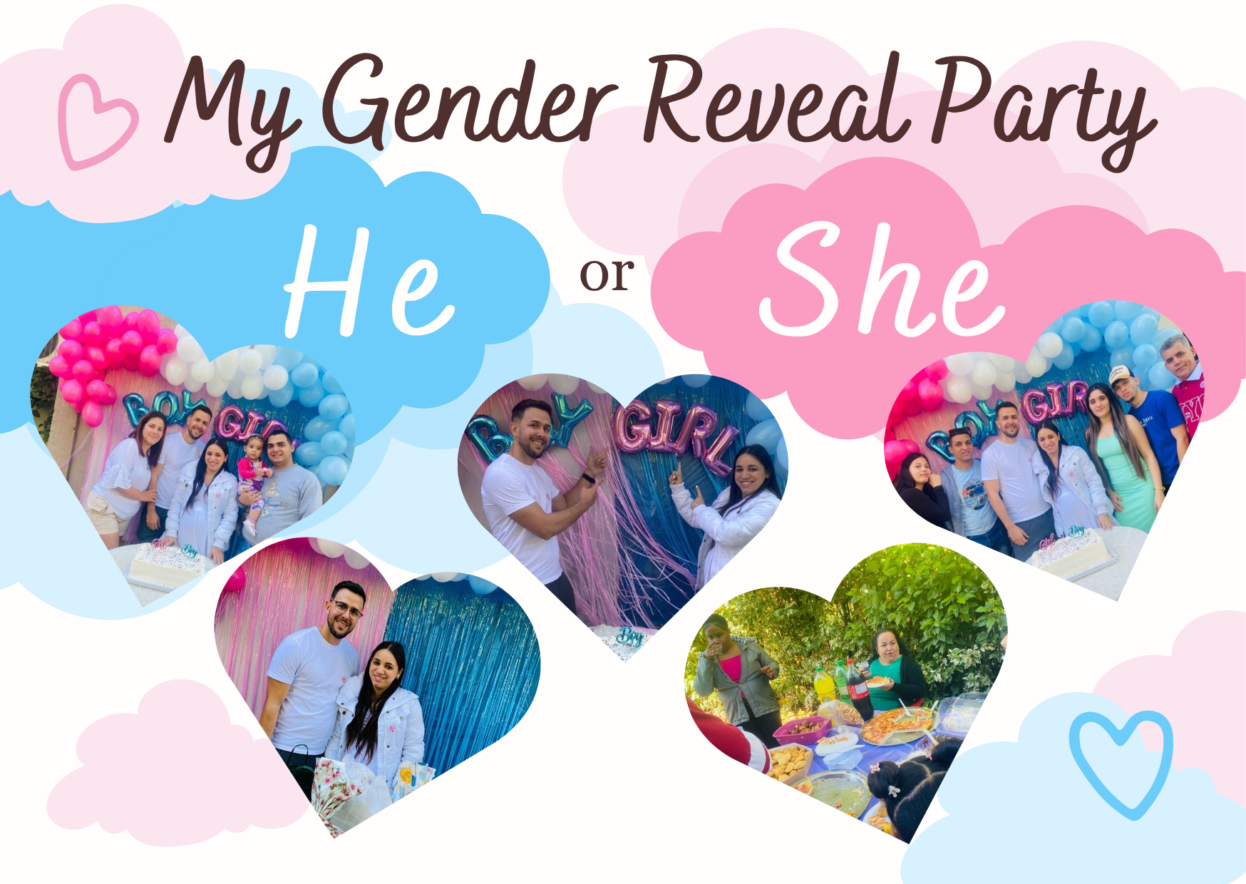 My gender reveal party 🥰🥰🥰 (ENG/ESP)