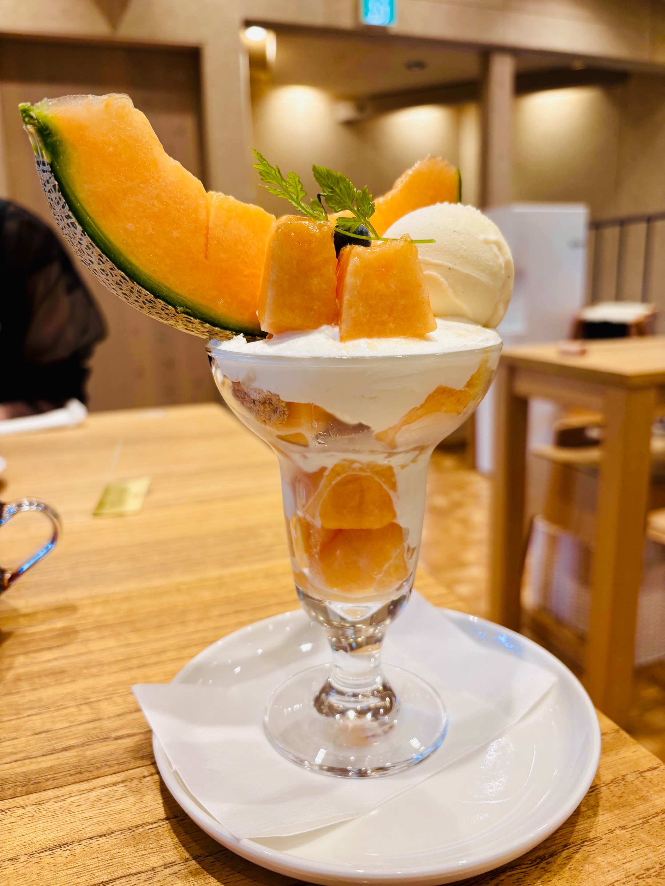 Melon parfait, photo taken by a friend