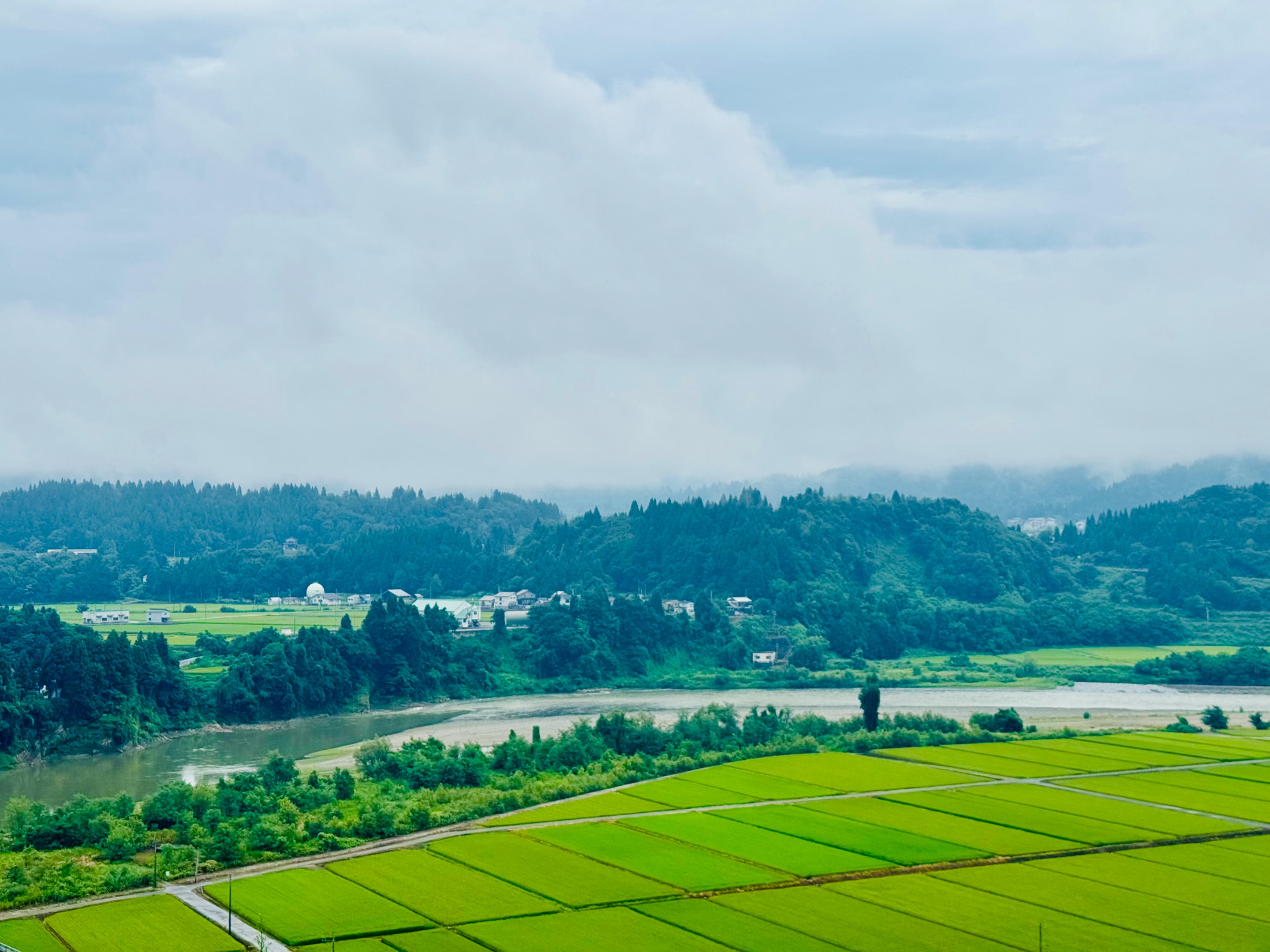 Fields and rivers