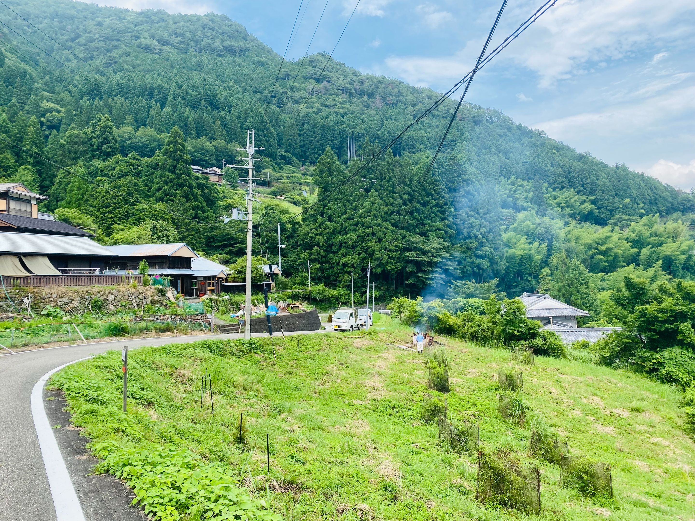 Asked the villagers we saw working