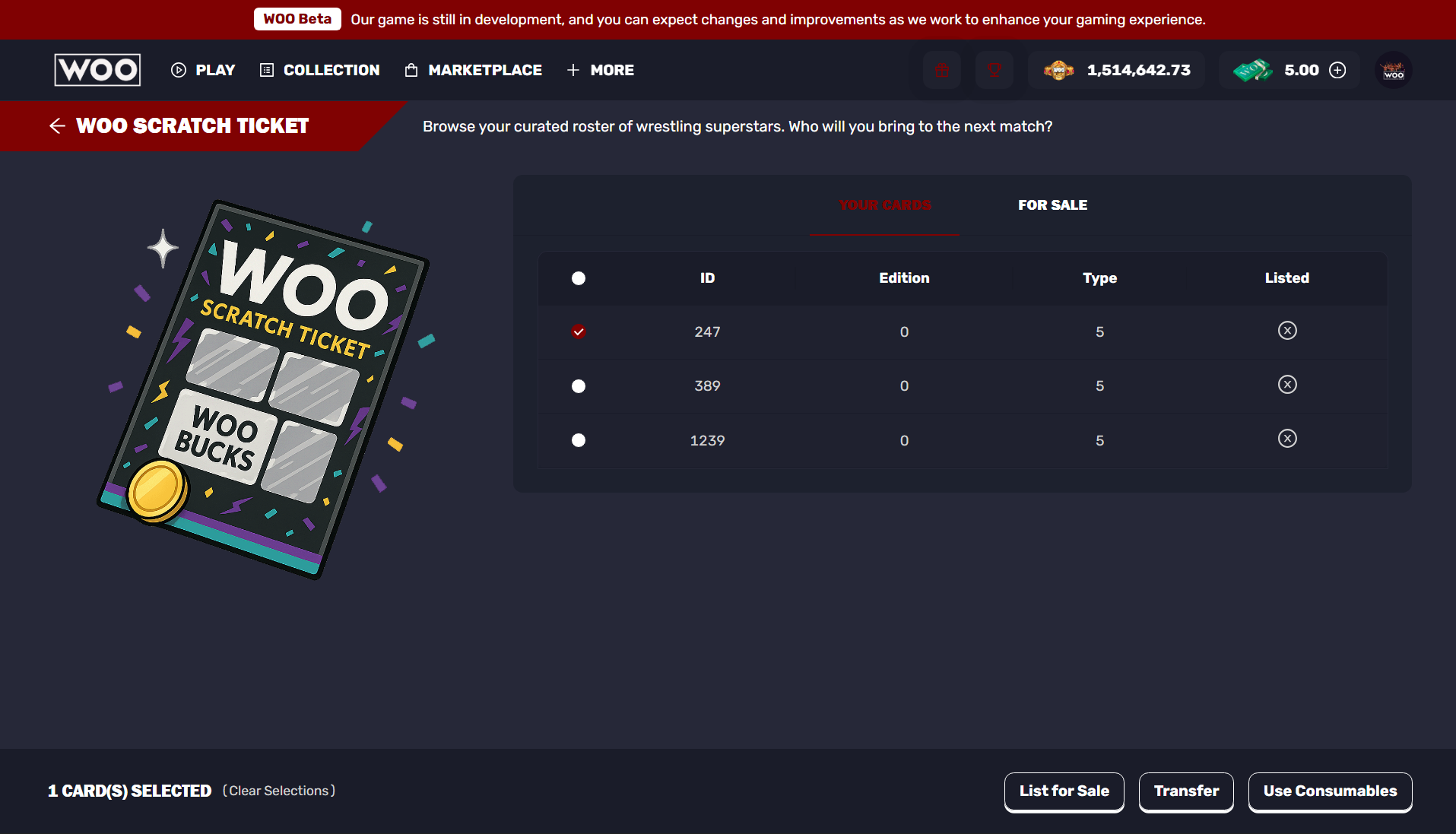 Scratch Ticket Step 2