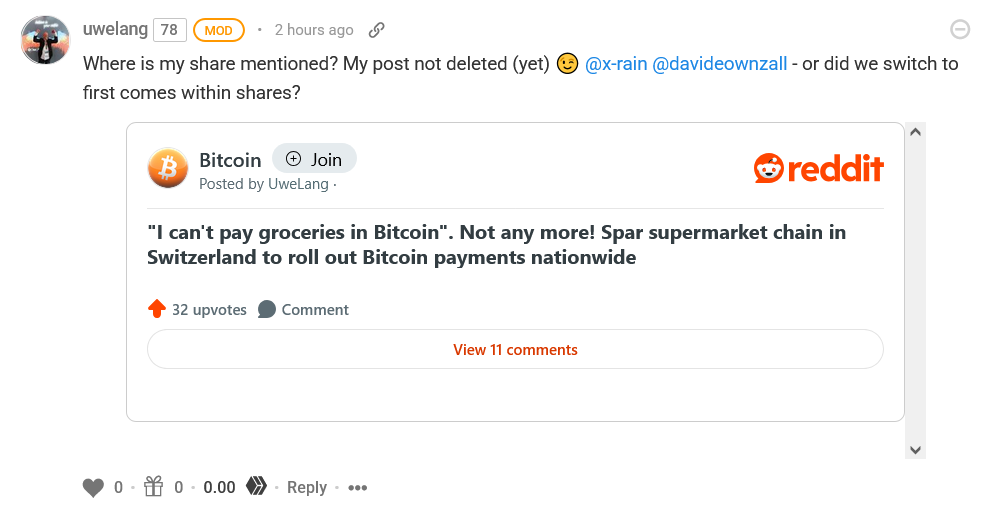 Screenshot 2025-05-01 at 20-27-45 RE I can't pay groceries in Bitcoin . Not any more! Spar supermarket chain in Switzerland to roll out Bitcoin payments nationwide after successful initial test in two branches. PeakD.png