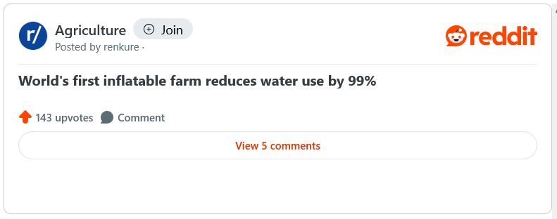 Screenshot 2025-04-25 at 17-04-57 World's first inflatable farm reduces water use by 99%_Primera granja inflable del mundo que reduce el uso de agua en un 99% PeakD.png