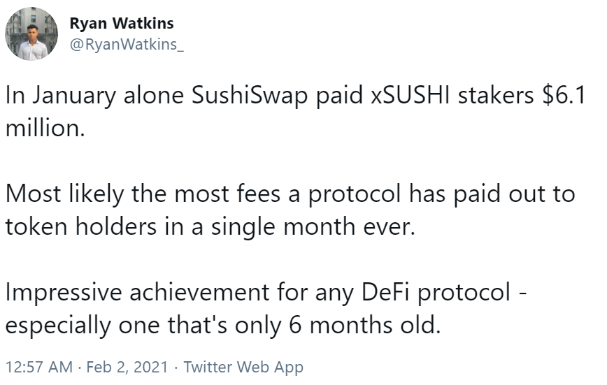 Sushiswap Surpassed $3b In TVL Today. Is $SUSHI A Better Investment ...