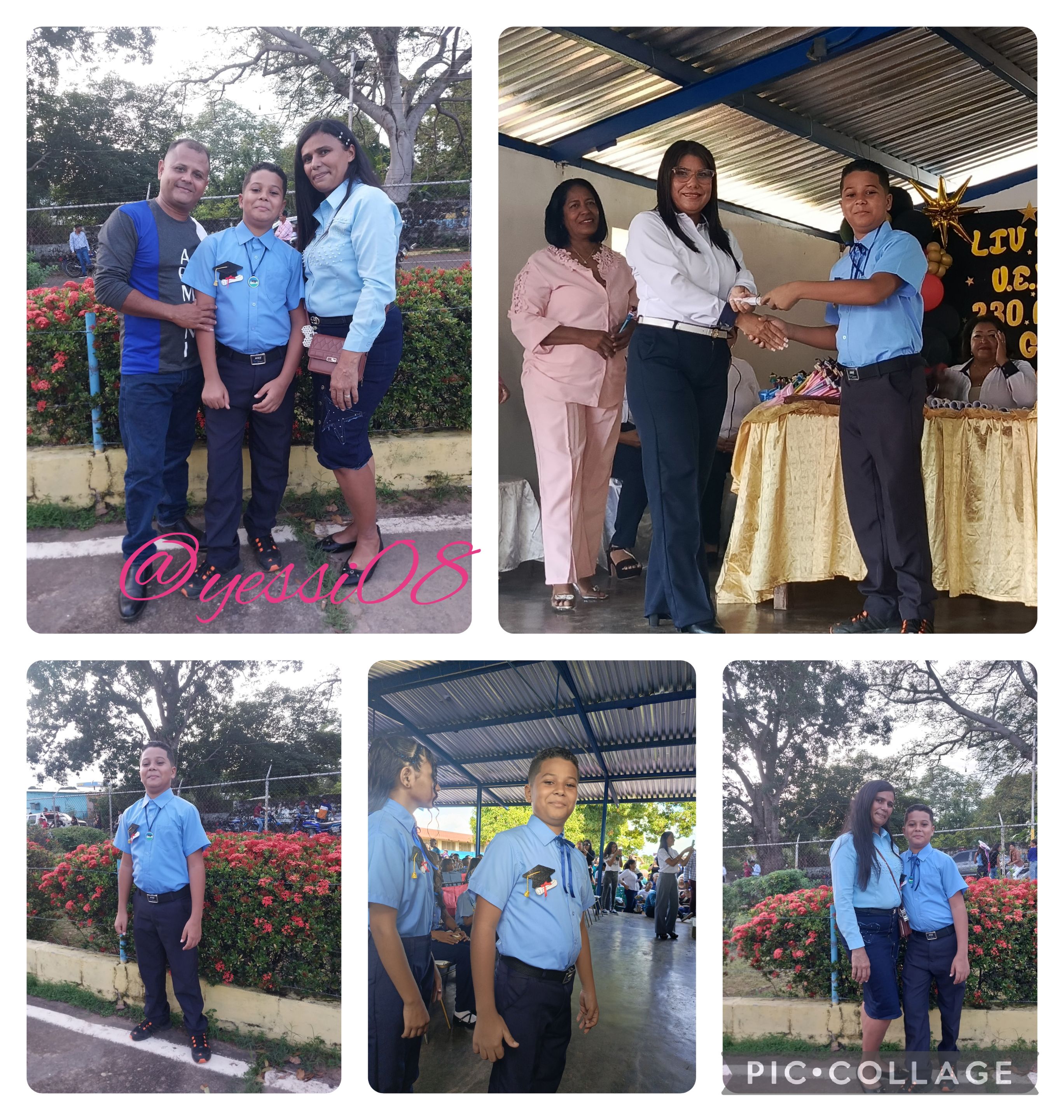Esp/Eng Mode: proud mom: celebrating 🎉🥳 my son's promotion to the 1st year of basic education 😘.