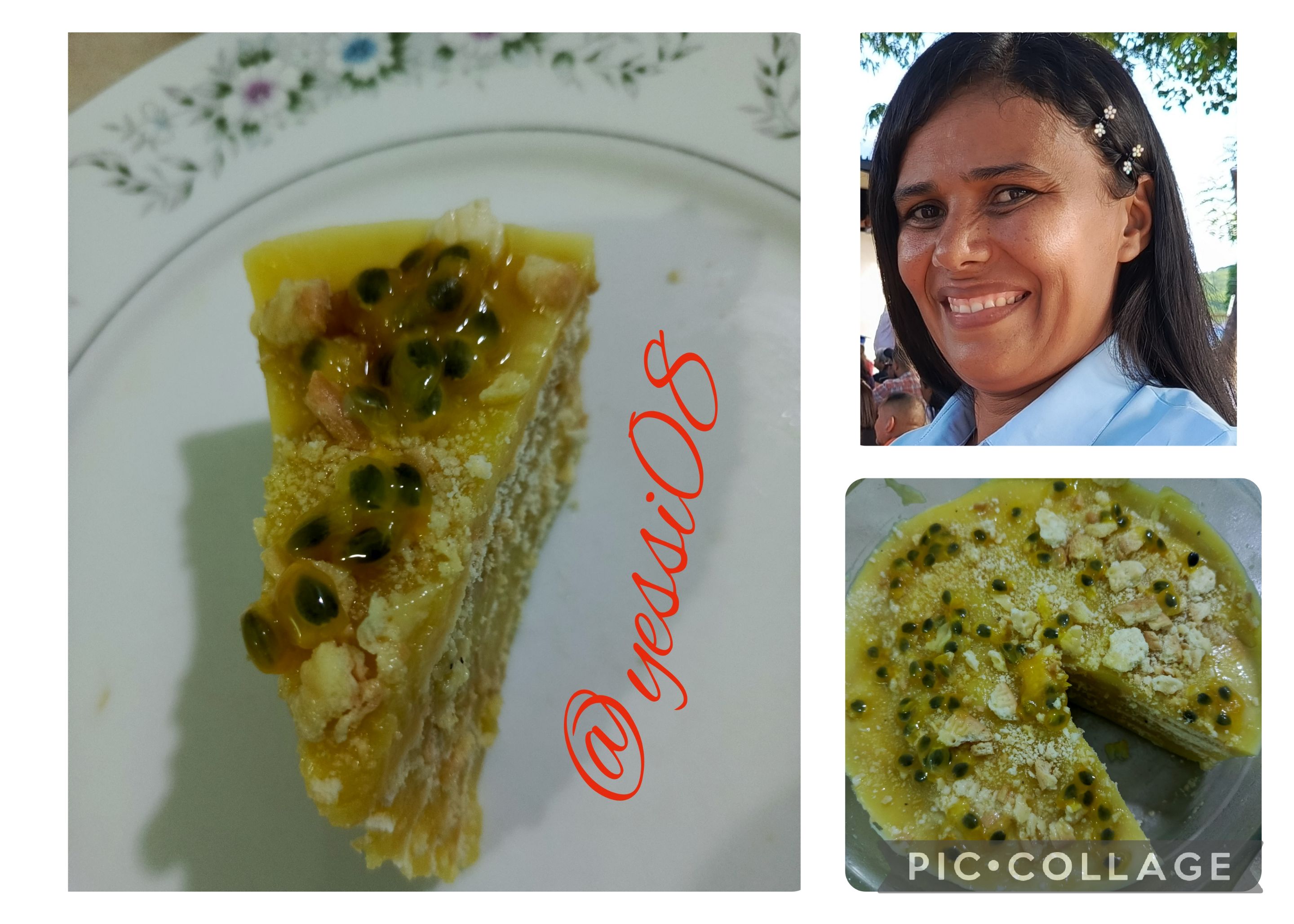Esp/Eng My attempt to make a passion fruit whipped cream, didn't work out; and, I ended up making a passion fruit pastry cream 😁.