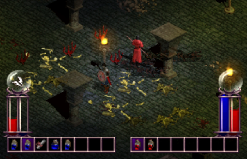 Rorro and Pengui gameplay Diablo by youngmusician.png