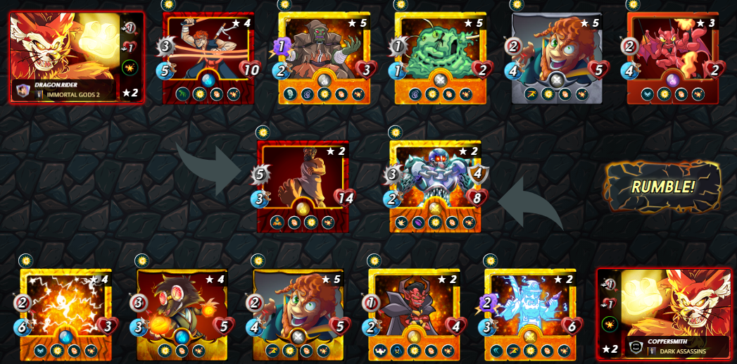 DRAGON.RIDER (Rank 7) Vs. COPPERSMITH (Rank4)